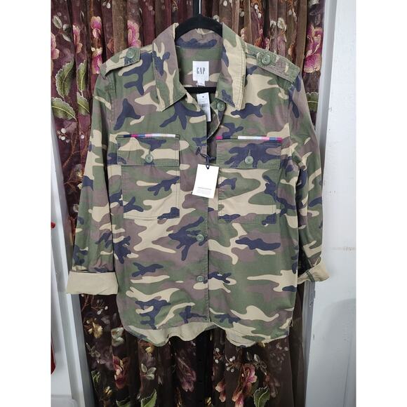 Gap Camo Jacket Limited Edition Large New With Tags $98 - Picture 3 of 15